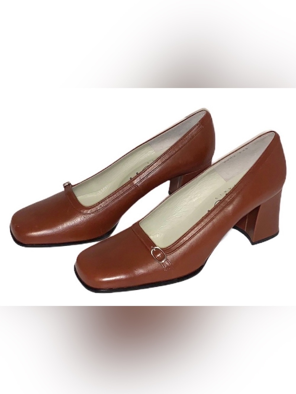 Tehen Paris Heels Women’s Size 7/7.5 Brown Shoes